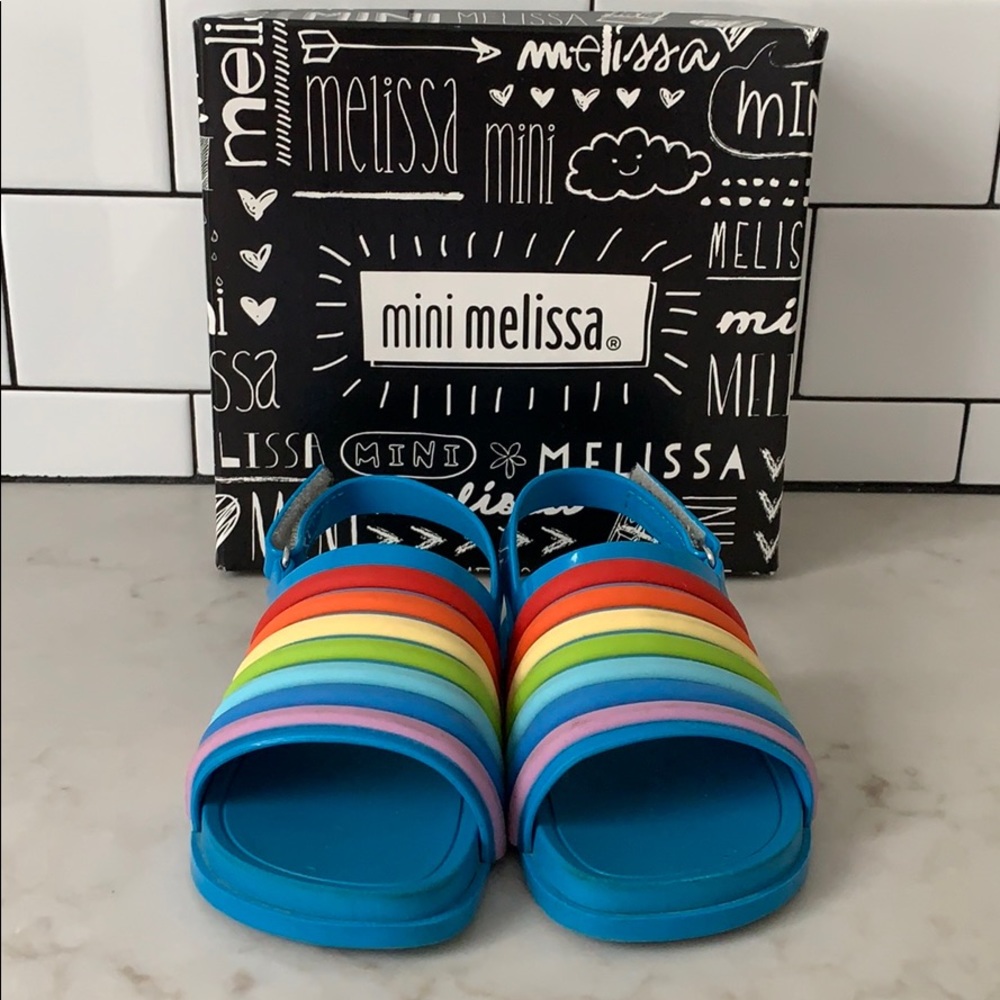 Mini Melissa | Toddler Girls Rainbow Slide | Sz 9